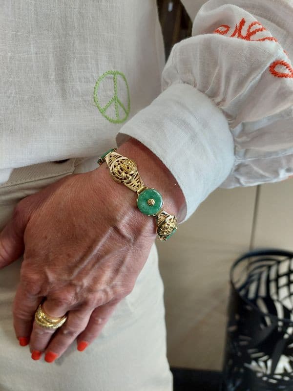 BRACELET ASIATIQUE JADE — vue 2