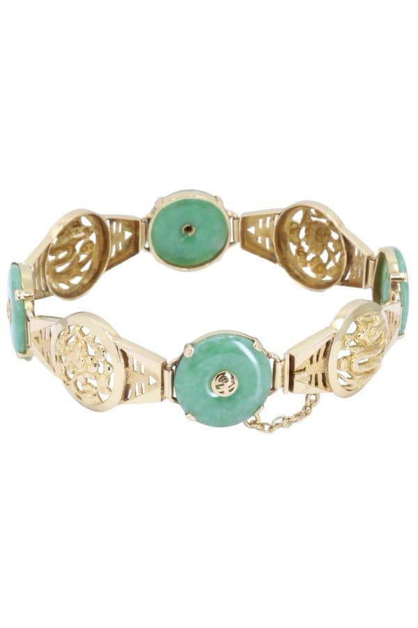 BRACELET ASIATIQUE JADE — vue 3
