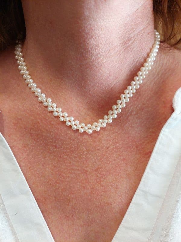 COLLIER PERLES DE CHINE — vue 2