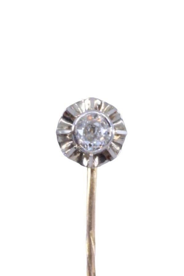 ÉPINGLE ANCIENNE DIAMANT — vue 2