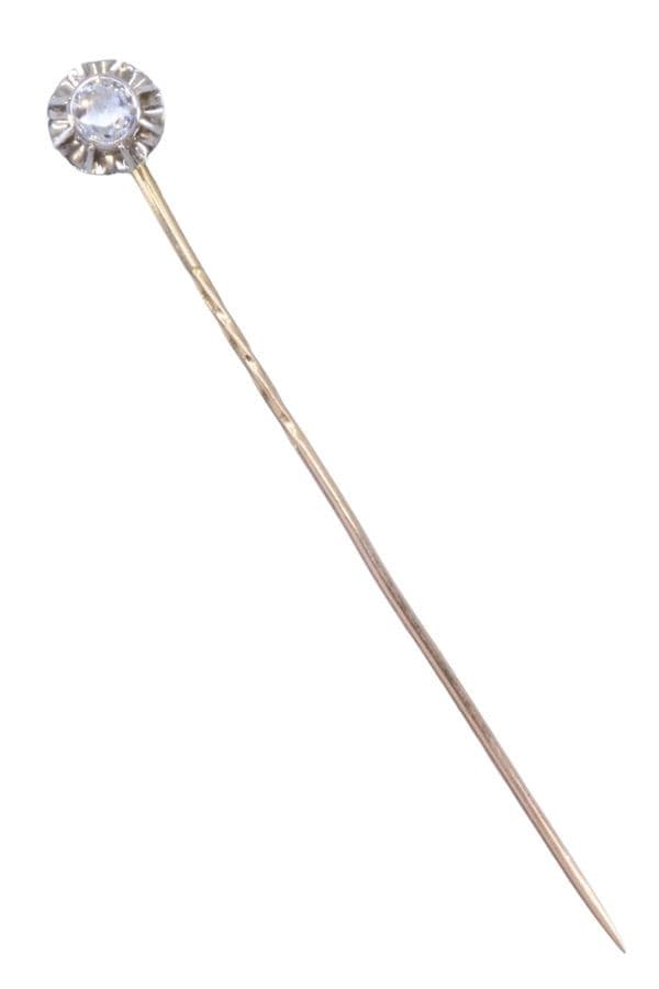 ÉPINGLE ANCIENNE DIAMANT — vue 1