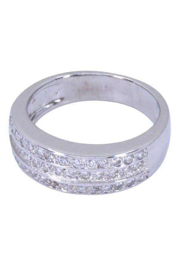 BAGUE PAVAGE DIAMANTS — vue 6