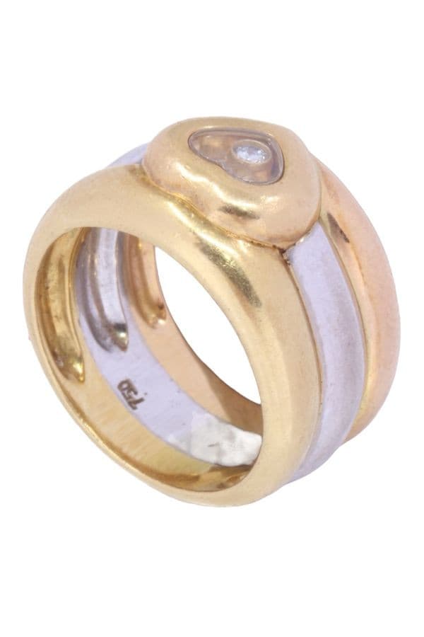 BAGUE CHOPARD "HAPPY DIAMOND" — vue 5