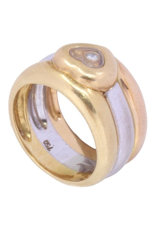 BAGUE CHOPARD "HAPPY DIAMOND" — vue 4