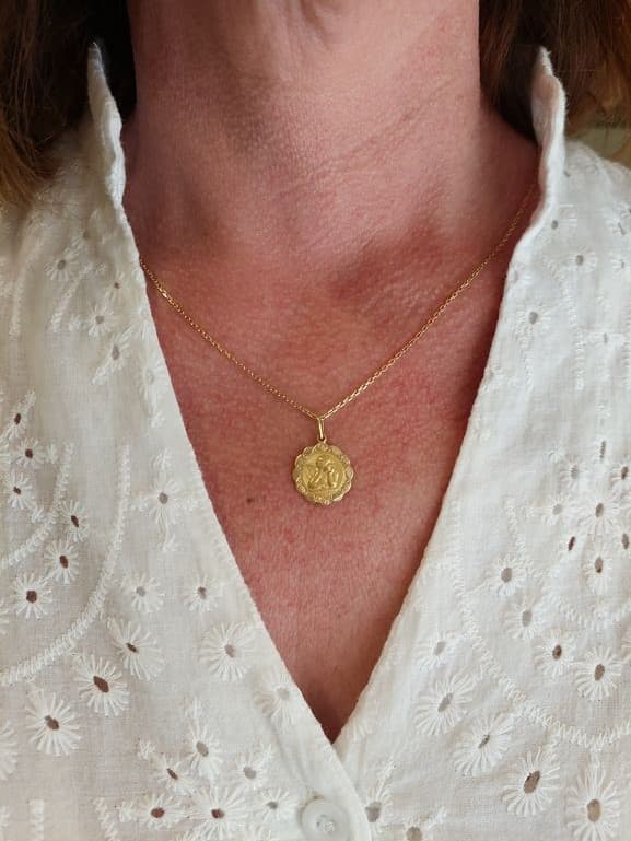 MÉDAILLE ANGE RAPHAËL — vue 2
