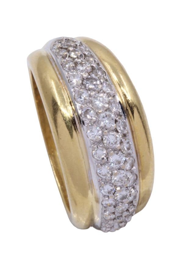 BAGUE PAVAGE DIAMANTS — vue 4