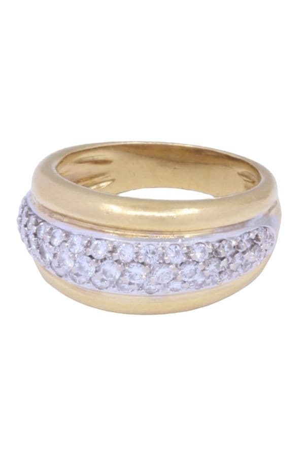 BAGUE PAVAGE DIAMANTS — vue 6