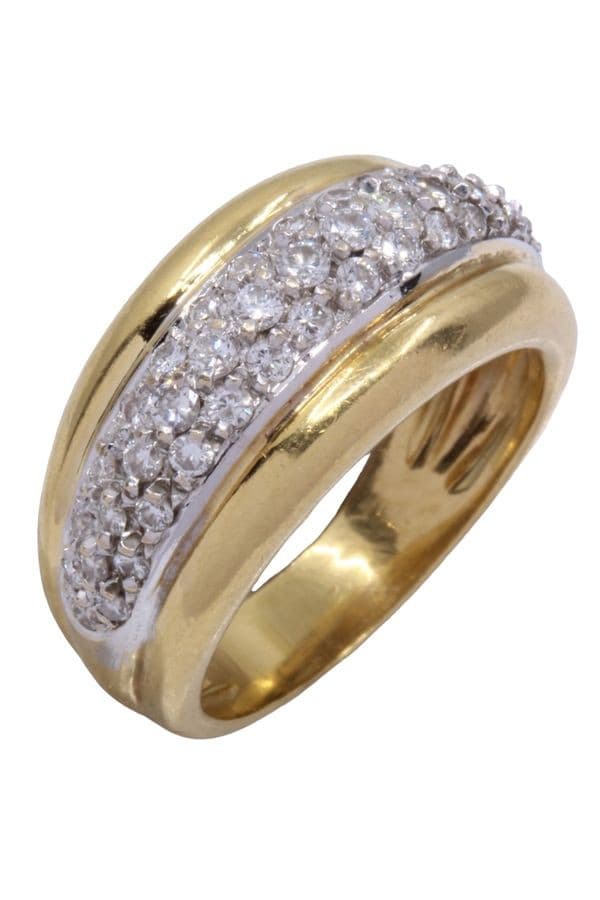 BAGUE PAVAGE DIAMANTS — vue 5