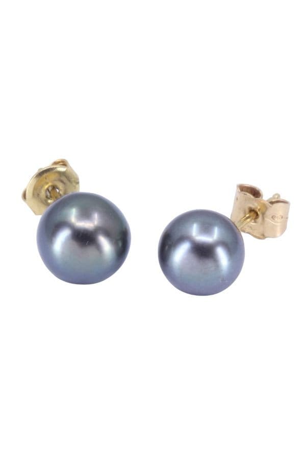 BOUCLES D'OREILLES PERLE DE TAHITI — vue 3