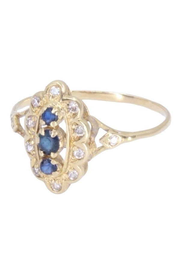 MARQUISE SAPHIRS ET DIAMANTS — vue 6