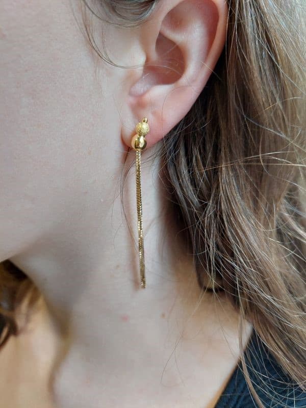 BOUCLES D'OREILLES PENDANTES — vue 2