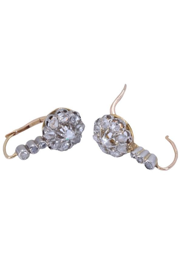 DORMEUSES ART-NOUVEAU DIAMANTS — vue 3