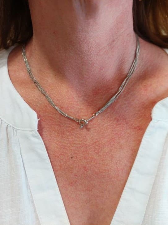 COLLIER 3 RANGS SIGNÉ ANTONINI — vue 2