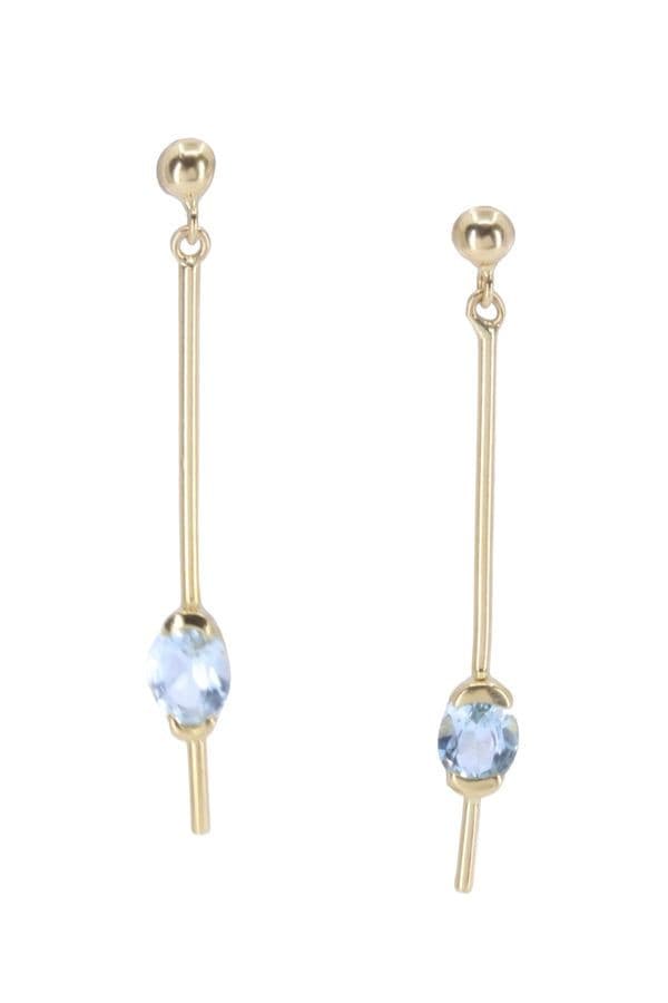 BOUCLES D 'OREILLES  TOPAZES — vue 1