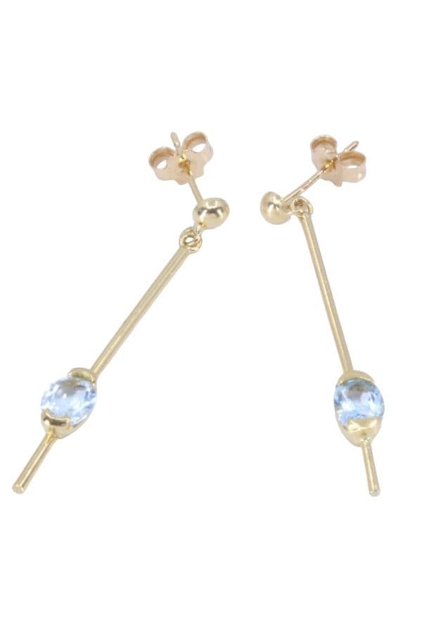 BOUCLES D 'OREILLES  TOPAZES — vue 3