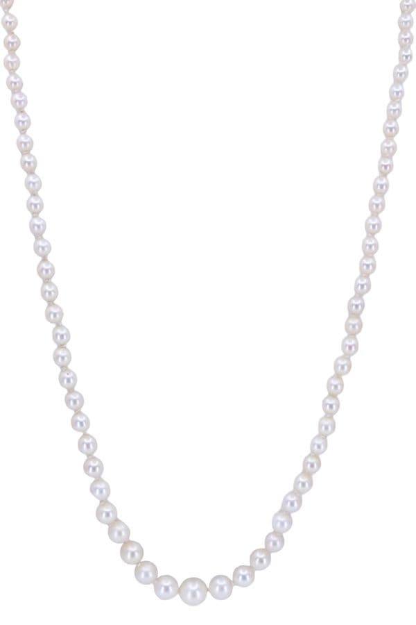 COLLIER DE PERLES EN CHUTE — vue 1