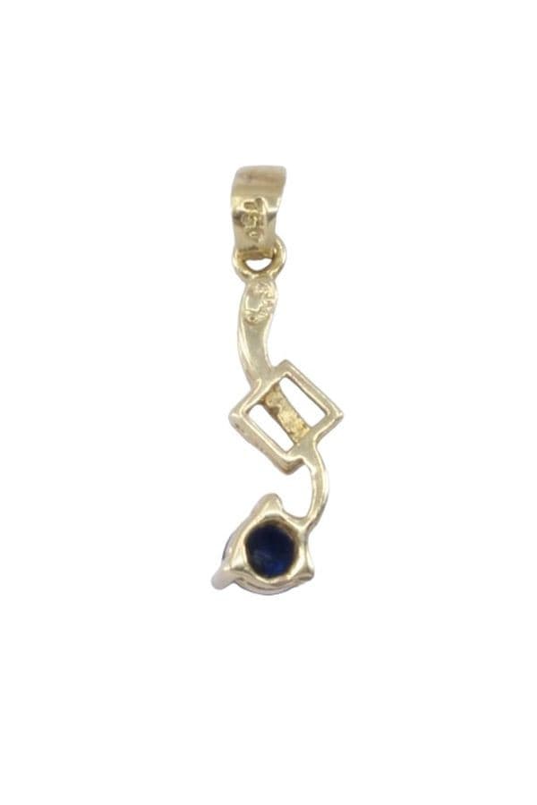 PENDENTIF SAPHIR — vue 2
