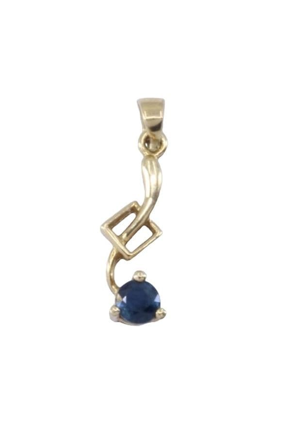 PENDENTIF SAPHIR — vue 1