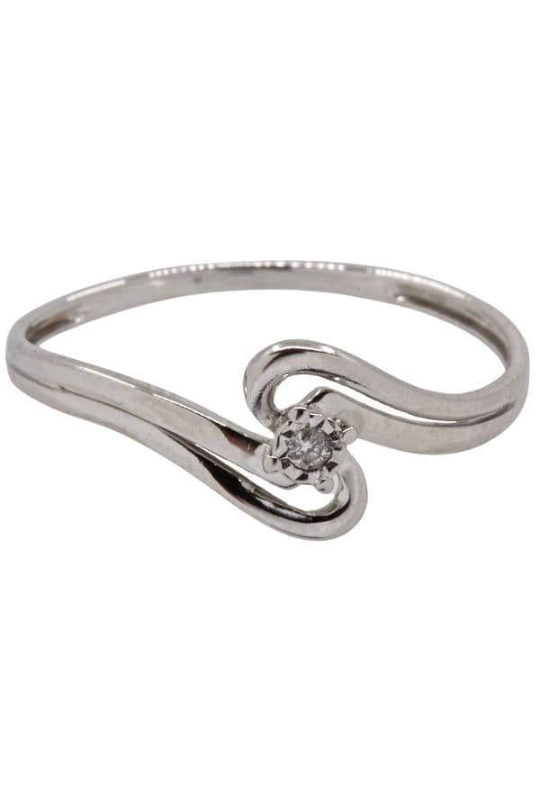 SOLITAIRE MODERNE DIAMANT — vue 2
