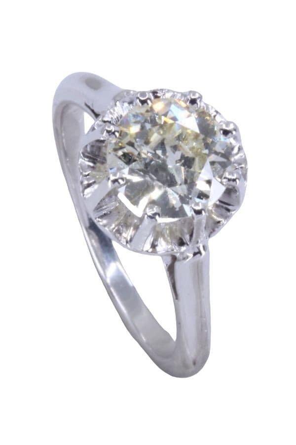 SOLITAIRE ANCIEN DIAMANT 1.10 CARAT — vue 5