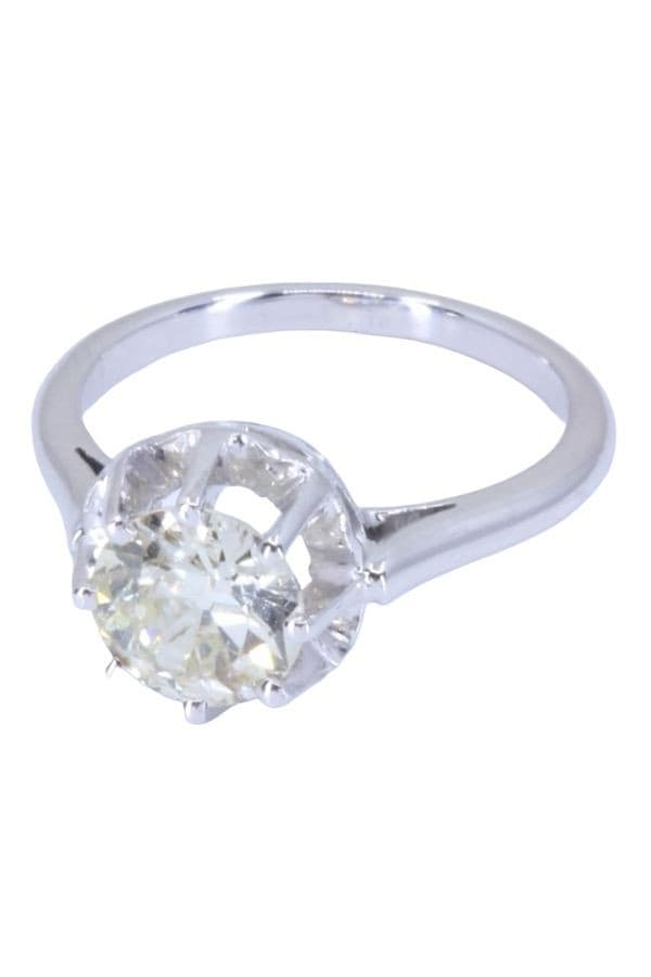 SOLITAIRE ANCIEN DIAMANT 1.10 CARAT — vue 6