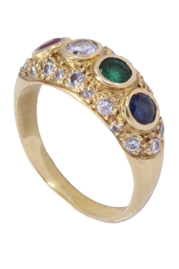 BAGUE JONC TUTTI FRUTTI — vue 4