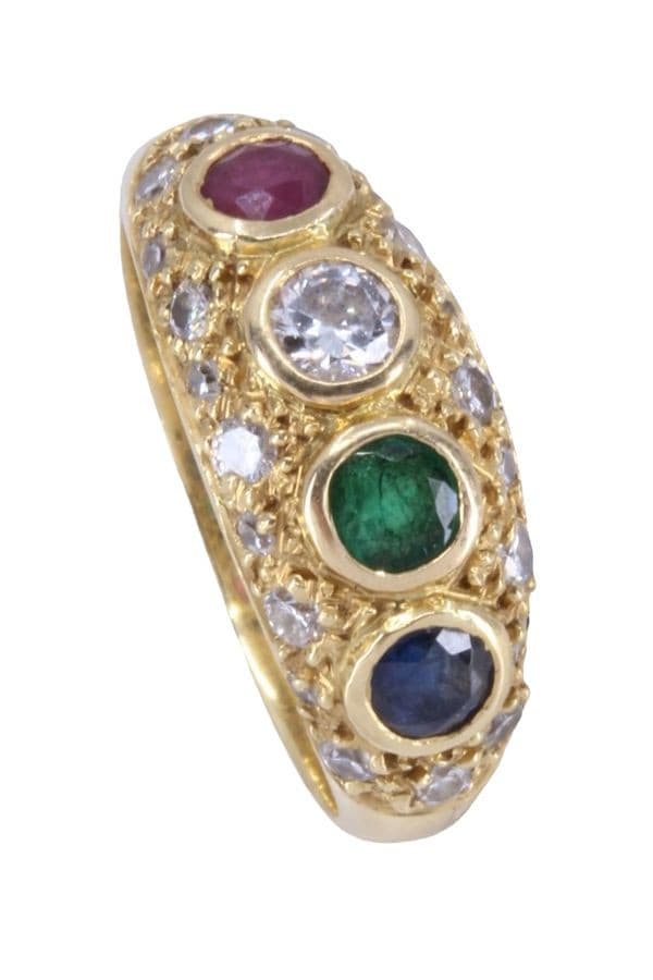BAGUE JONC TUTTI FRUTTI — vue 5