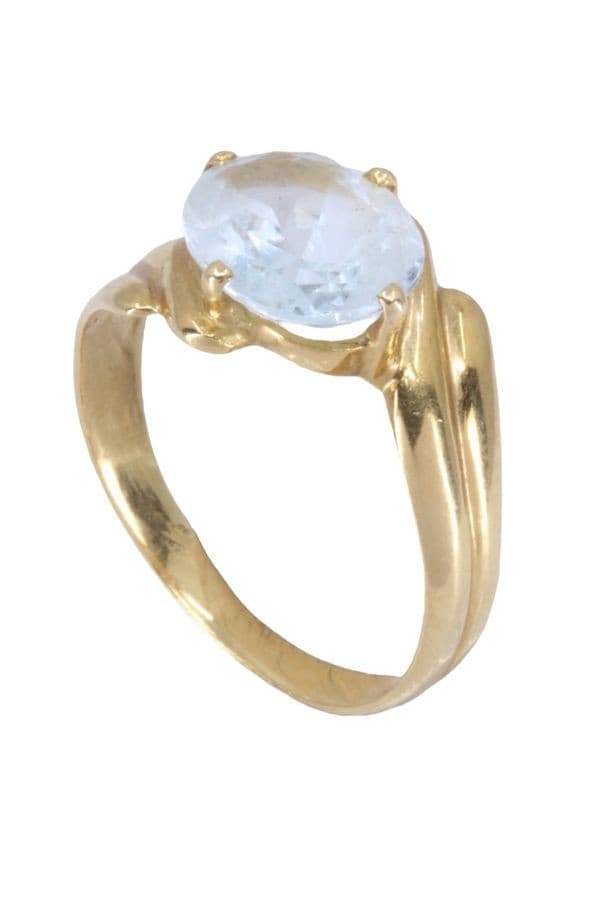BAGUE AIGUE-MARINE — vue 5