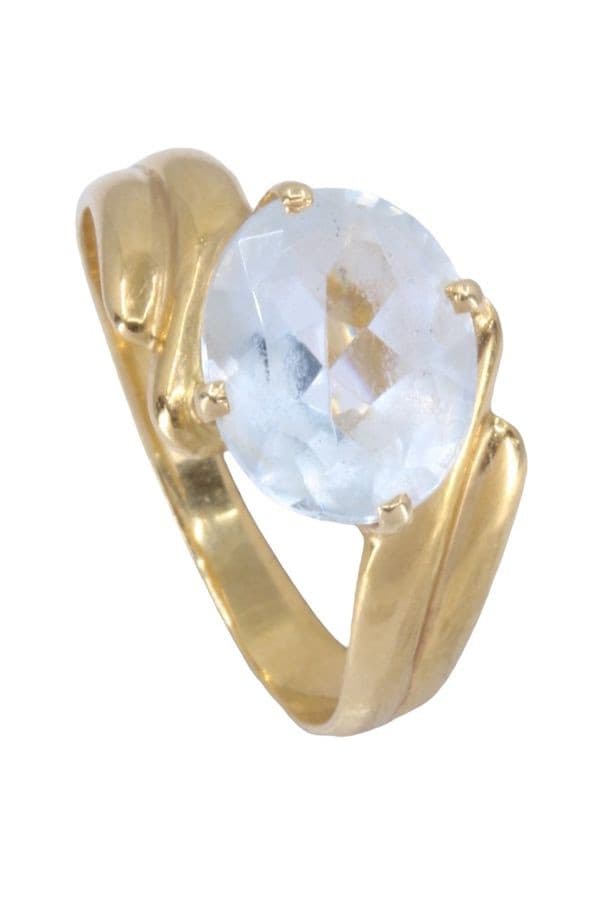 BAGUE AIGUE-MARINE — vue 4