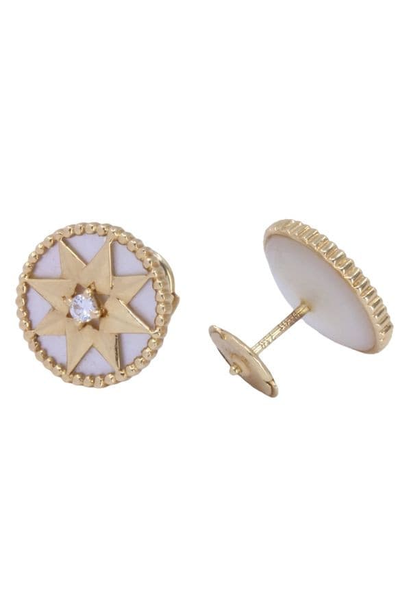 BOUCLES D'OREILLES DIOR "ROSE DES VENTS" — vue 3