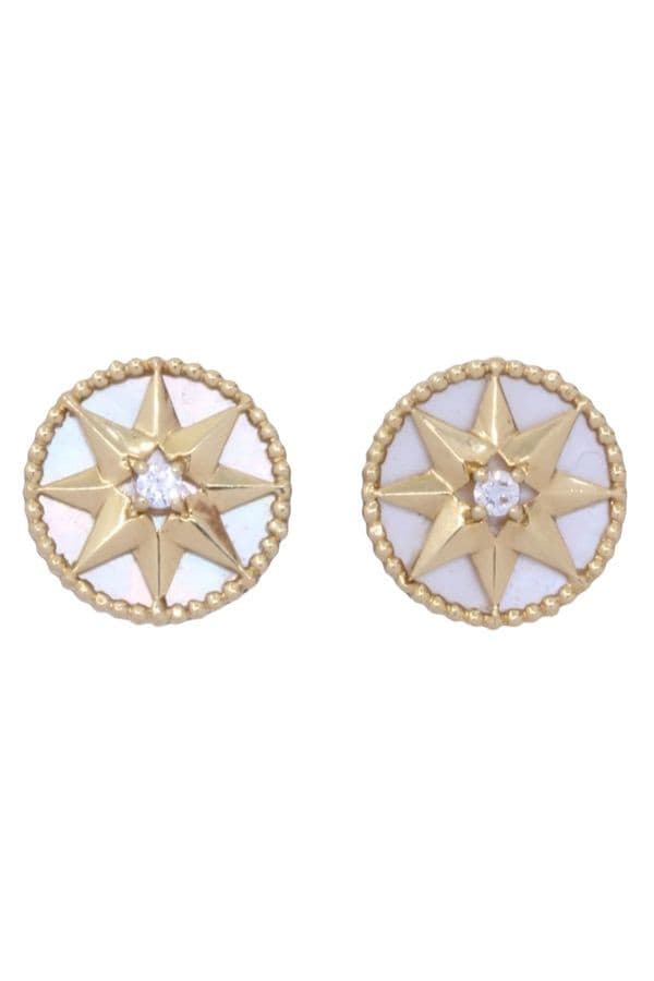 BOUCLES D'OREILLES DIOR "ROSE DES VENTS"