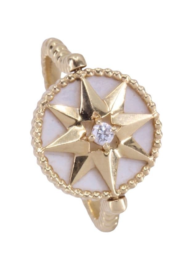 BAGUE DIOR "ROSE DES VENTS" — vue 3