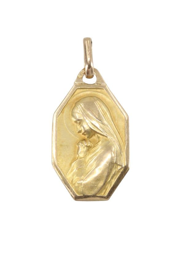 MÉDAILLE VIERGE ANCIENNE — vue 1