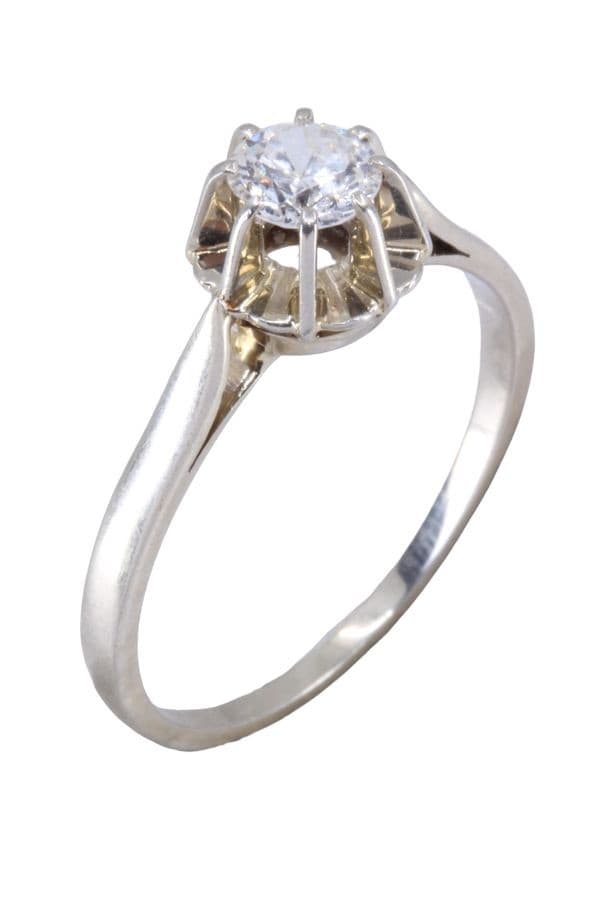 SOLITAIRE DIAMANT 0.55 CARAT — vue 3