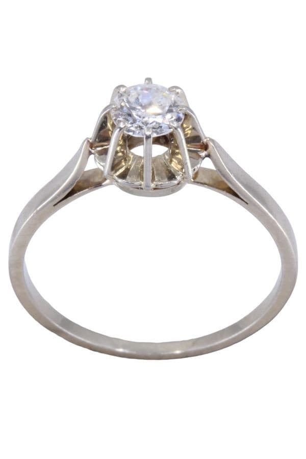 SOLITAIRE DIAMANT 0.55 CARAT — vue 1