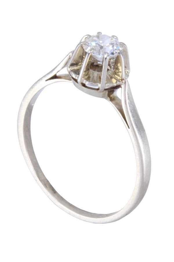 SOLITAIRE DIAMANT 0.55 CARAT — vue 4