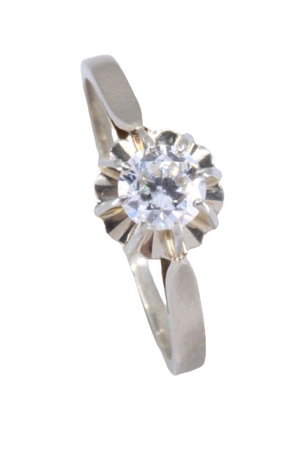 SOLITAIRE DIAMANT 0.55 CARAT — vue 5