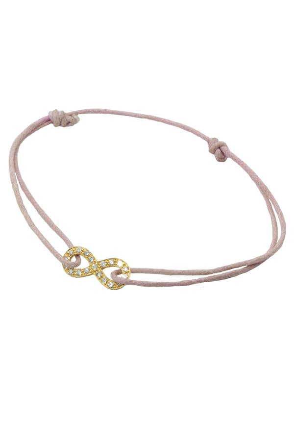 BRACELET INFINI DIAMANTÉ — vue 1