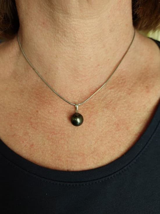 PENDENTIF PERLE DE TAHITI — vue 2
