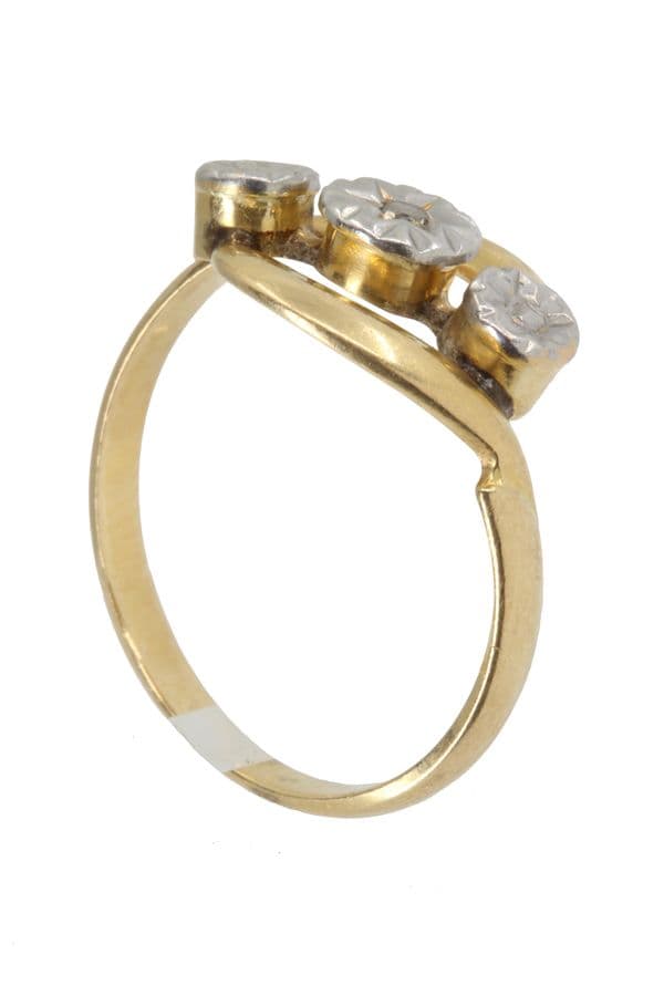 BAGUE NAPOLÉON III DIAMANT — vue 4