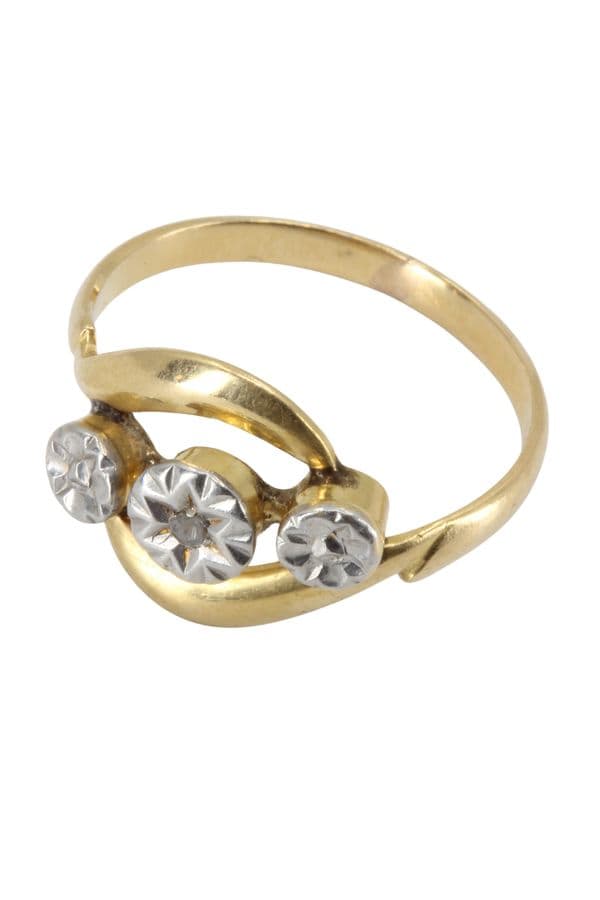 BAGUE NAPOLÉON III DIAMANT — vue 5