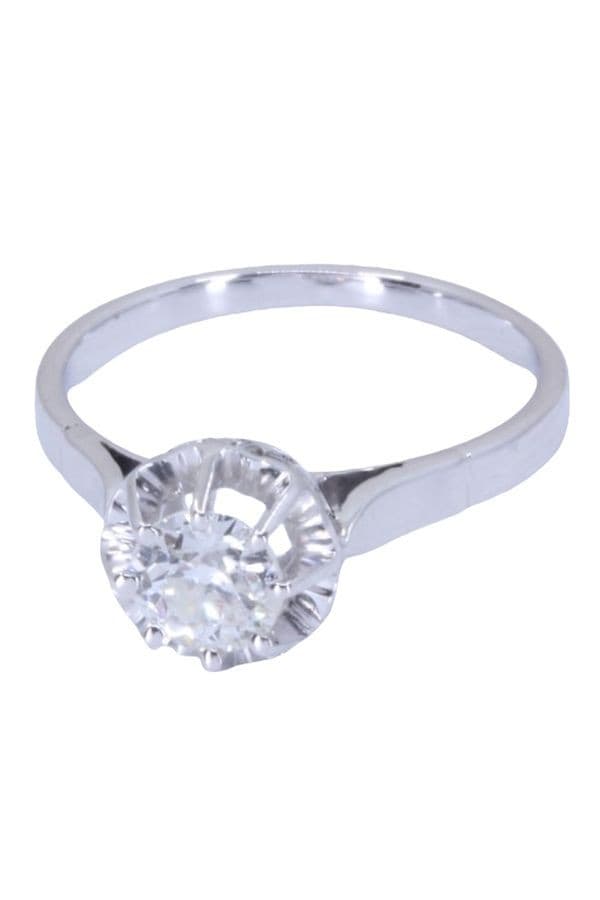 SOLITAIRE ANCIEN DIAMANT 0.55 CARAT — vue 6