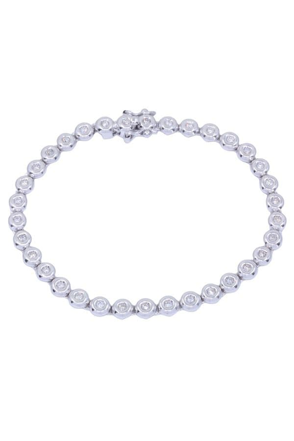 BRACELET LIGNE DIAMANTS — vue 1