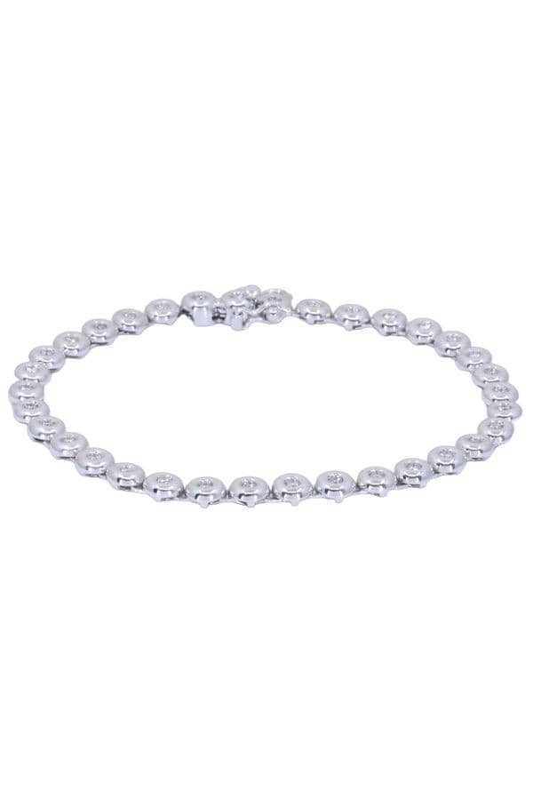 BRACELET LIGNE DIAMANTS — vue 3