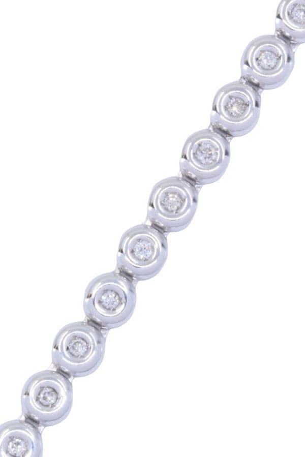 BRACELET LIGNE DIAMANTS — vue 4