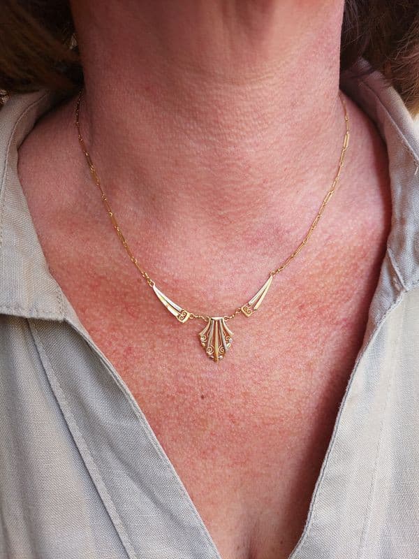 COLLIER ART-DÉCO — vue 2