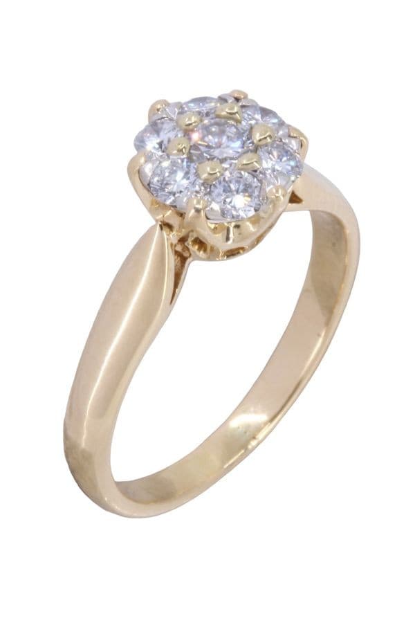 BAGUE FLEUR DIAMANTS — vue 4