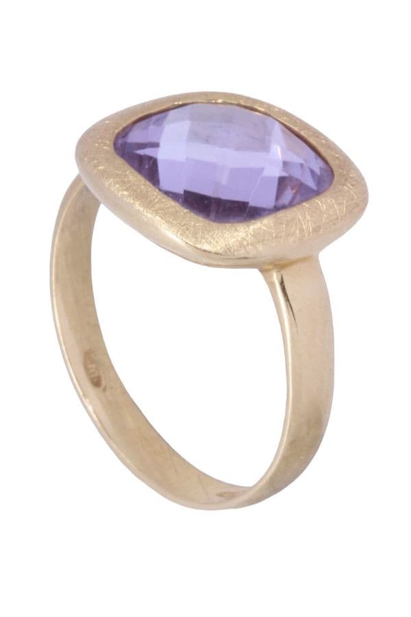 BAGUE MODERNE AMÉTHYSTE — vue 4