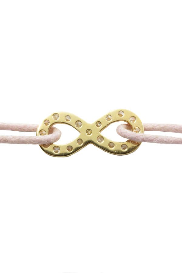 BRACELET INFINI DIAMANTÉ — vue 3