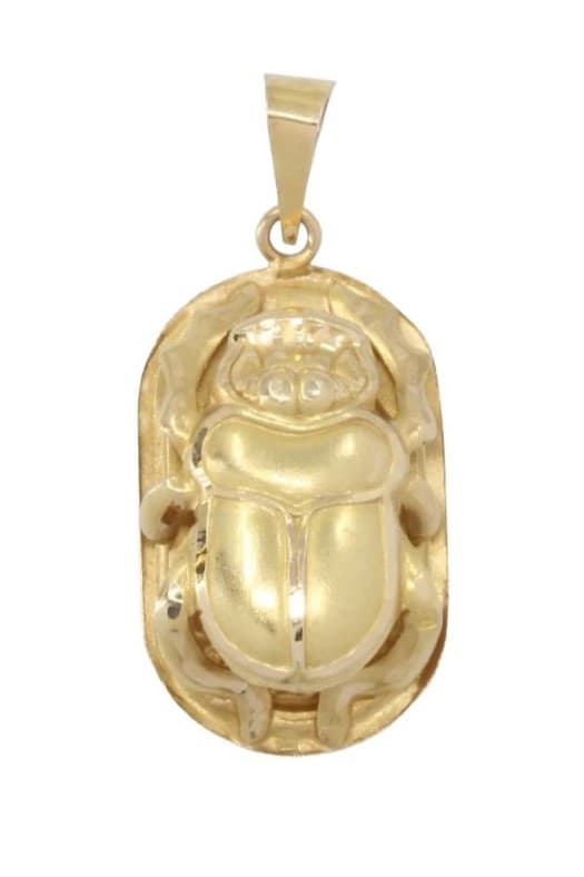 PENDENTIF SCARABÉE ÉGYPTIEN — vue 1